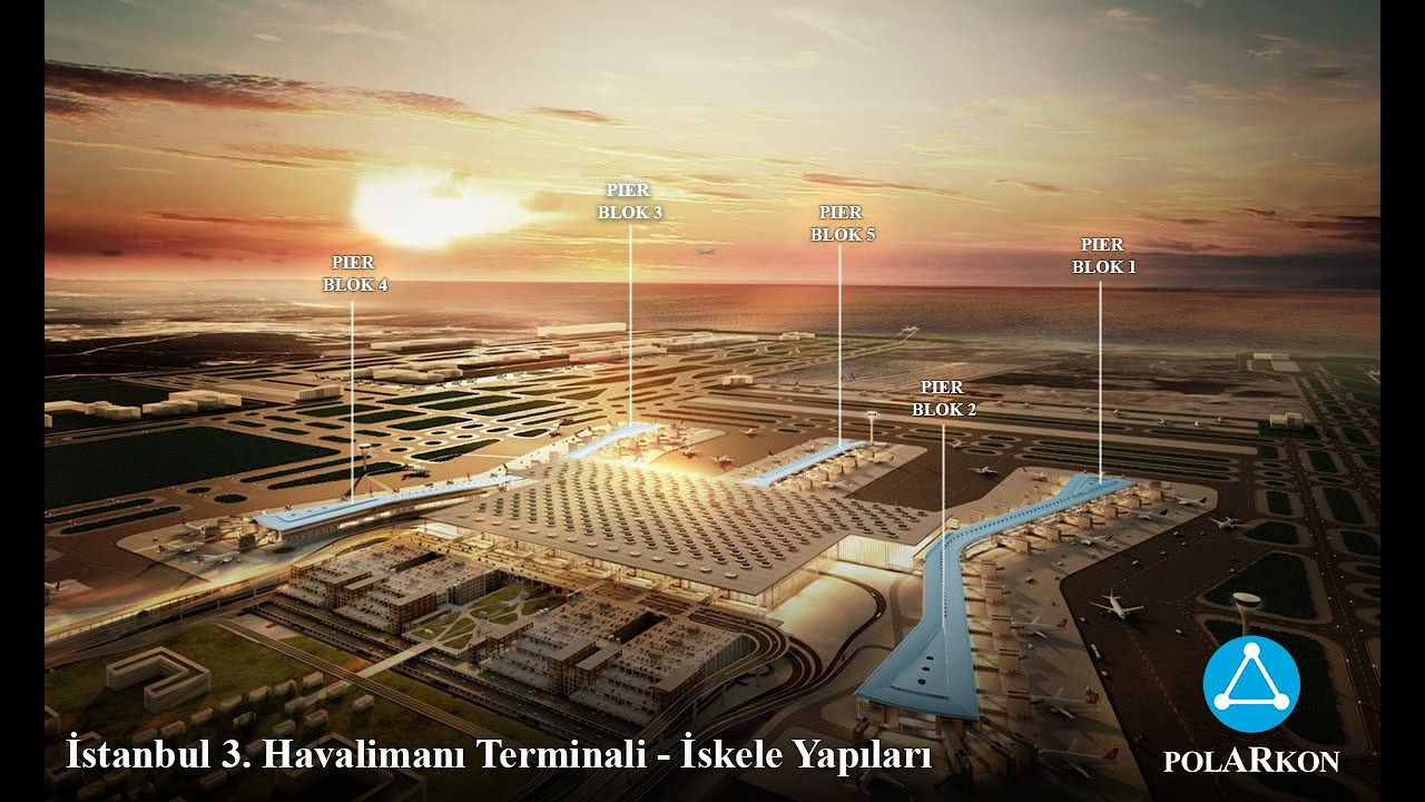 İstanbul Airport Terminal Pier Structures